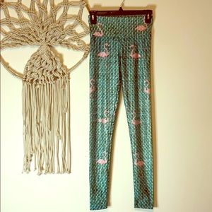 Goldsheep Flamingo Leggings